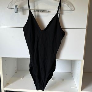 Black tank top body suit capulet brand